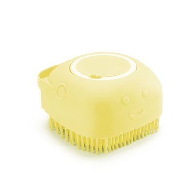 Bath Massage Brush - Square box-yellow