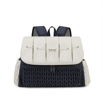 Quilted Diaper Bag - Dark blue