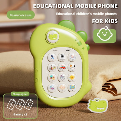 Baby Toy Phone - [dinosaur-green] rechargeable battery