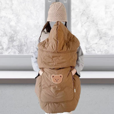 Winter Baby Blanket - Brown Bear Windproof