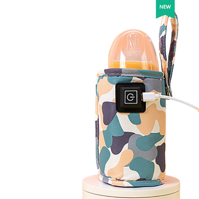 Bottle Thermos Set - Camouflage-White / English