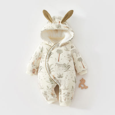 Padded Baby Jumpsuit - 861613-animal kingdom / 66cm