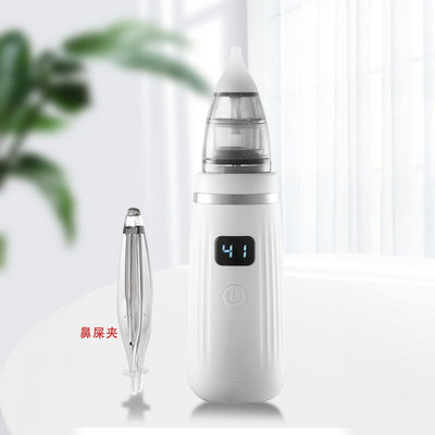 Electric Nose Cleaner - White (silver ring)