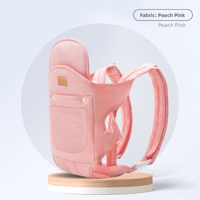 Lightweight Baby Carrier - coral pink warm cloth style
