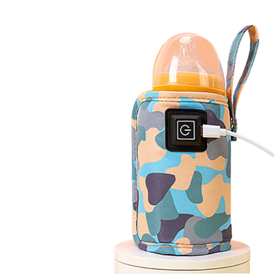 Bottle Thermos Set - Camouflage-blue / English