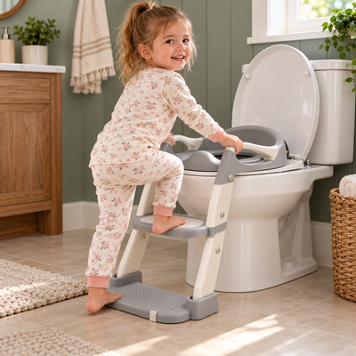 Child climbing Potty Training Seat