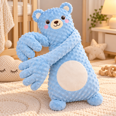 Soothing Sleep Comforter blue bear clean product photo