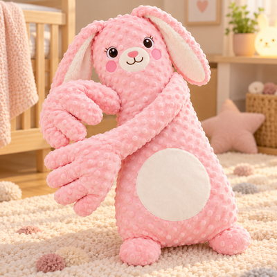 Soothing Sleep Comforter pink rabbit clean product photo